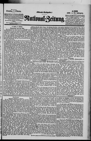 Nationalzeitung vom 03.10.1899