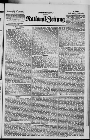 Nationalzeitung vom 05.10.1899