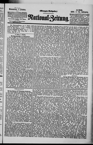 Nationalzeitung vom 07.10.1899