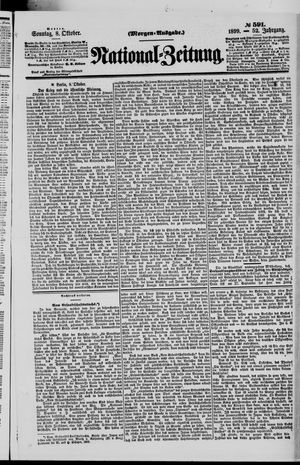 Nationalzeitung vom 08.10.1899