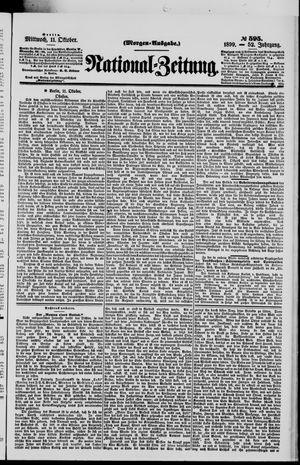Nationalzeitung vom 11.10.1899