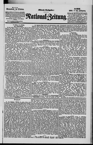 National-Zeitung vom 14.10.1899
