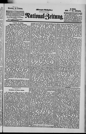 National-Zeitung vom 15.10.1899