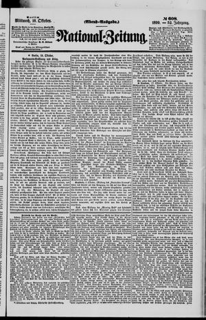 National-Zeitung vom 18.10.1899