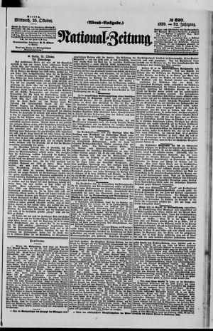 National-Zeitung vom 25.10.1899