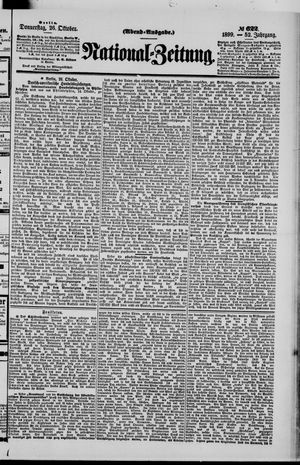 National-Zeitung vom 26.10.1899