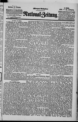 National-Zeitung vom 27.10.1899