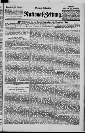 Nationalzeitung vom 28.10.1899
