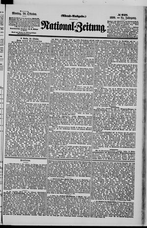 National-Zeitung vom 30.10.1899