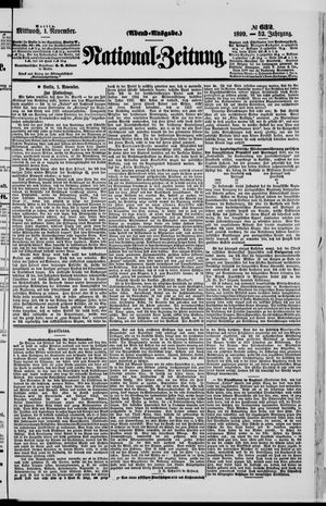 National-Zeitung vom 01.11.1899