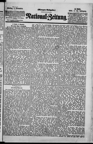 Nationalzeitung vom 03.11.1899