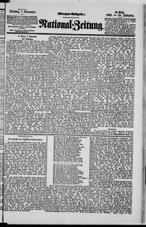National-Zeitung on Nov 7, 1899