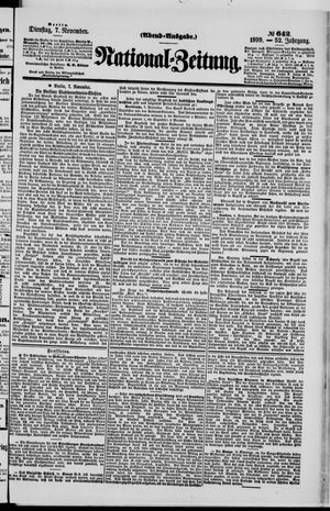 National-Zeitung on Nov 7, 1899