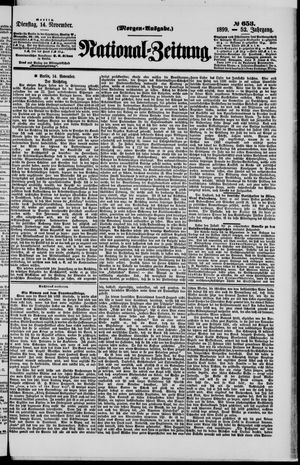 National-Zeitung vom 14.11.1899