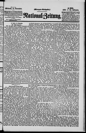 National-Zeitung vom 15.11.1899