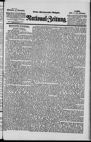 National-Zeitung vom 15.11.1899
