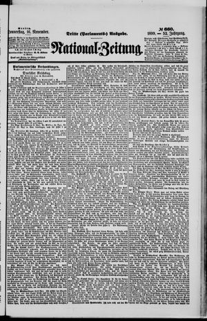 National-Zeitung vom 16.11.1899