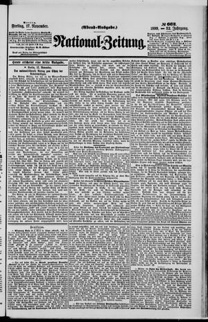 National-Zeitung vom 17.11.1899