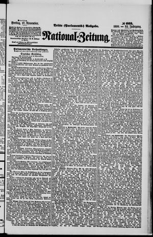 National-Zeitung vom 17.11.1899