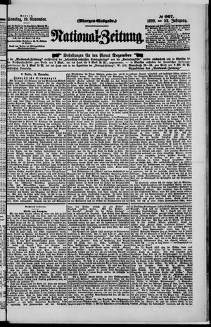 Nationalzeitung vom 19.11.1899