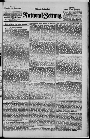 Nationalzeitung vom 21.11.1899