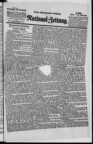 National-Zeitung vom 23.11.1899