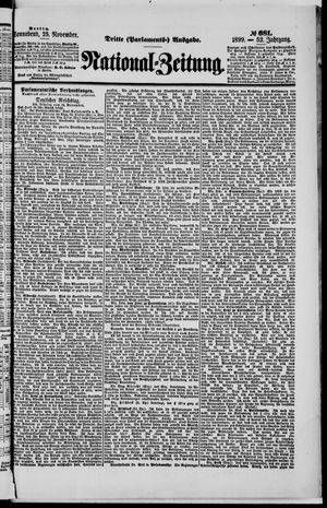 National-Zeitung vom 25.11.1899