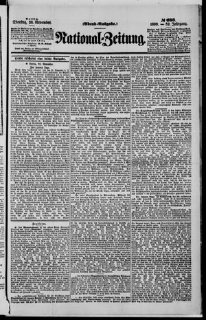 National-Zeitung vom 28.11.1899