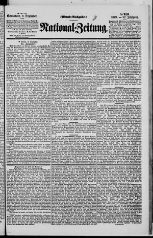 Nationalzeitung vom 09.12.1899