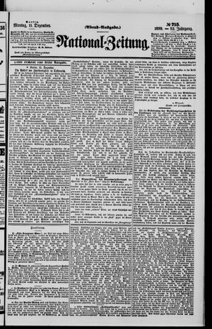 Nationalzeitung vom 11.12.1899