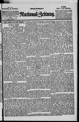National-Zeitung vom 14.12.1899
