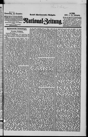 National-Zeitung vom 14.12.1899