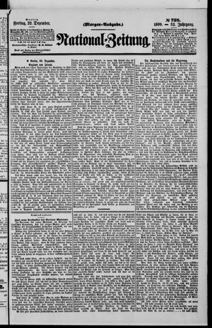 Nationalzeitung vom 22.12.1899