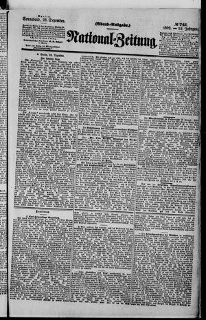 Nationalzeitung vom 23.12.1899