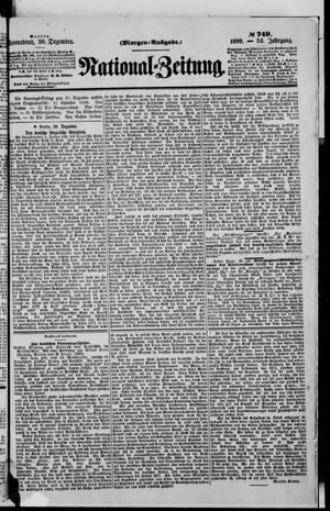 Nationalzeitung vom 30.12.1899
