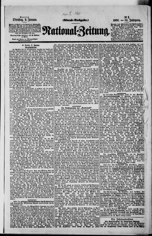 Nationalzeitung vom 02.01.1900