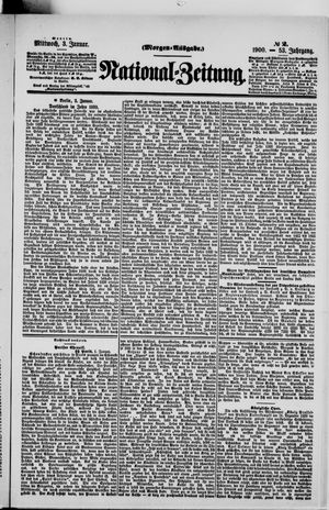National-Zeitung on Jan 3, 1900