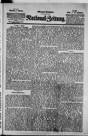 Nationalzeitung on Jan 7, 1900