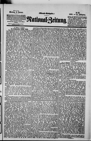 National-Zeitung vom 08.01.1900