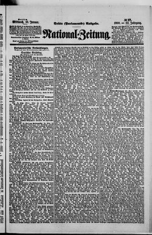 National-Zeitung vom 10.01.1900