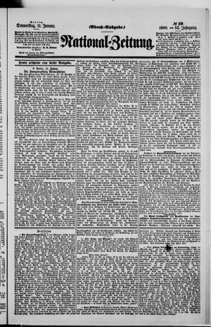 Nationalzeitung vom 11.01.1900