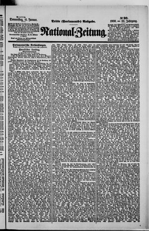Nationalzeitung vom 11.01.1900