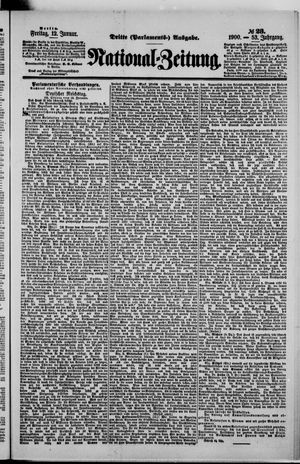 Nationalzeitung on Jan 12, 1900