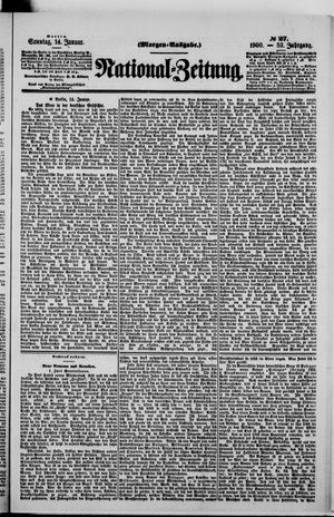 Nationalzeitung vom 14.01.1900