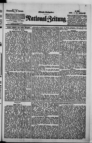 Nationalzeitung vom 18.01.1900