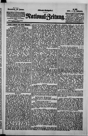 Nationalzeitung on Jan 20, 1900