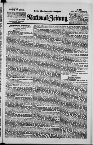 Nationalzeitung on Jan 23, 1900