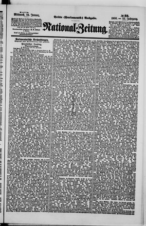 Nationalzeitung on Jan 24, 1900