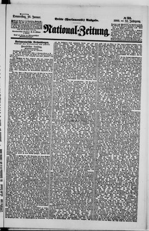 Nationalzeitung vom 25.01.1900