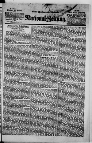 Nationalzeitung vom 26.01.1900